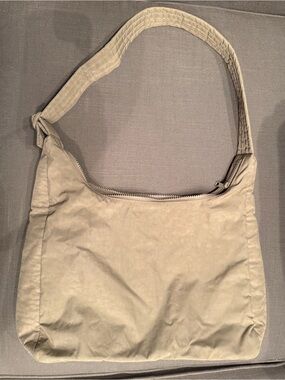 BAGGU Beige Messenger Shoulder Bag